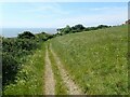 Heading towards Rhoose Point on the Welsh Coast Path