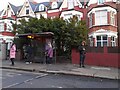 Bus stop on Chichele Road, Cricklewood