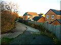 Footpath approaching Spout House Lane, Hove Edge