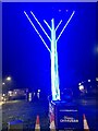 Menorah outside Golders Green Station