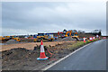 Construction plant west of A509