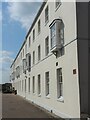 Bay windows on the barracks