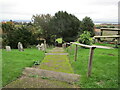 Path through the churchyard, Tidenham