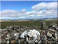 NO1676 : Cairn and trig on Glas Maol by Steven Brown