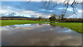 Flooded field by Shellow Lane, Gawsworth