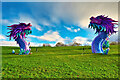 SD8304 : Two Dragons at Heaton Park by David Dixon
