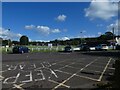 Car park and playing fields at Winscombe