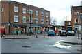 TL3012 : Shops on Fleming Crescent, Hertford by David Howard