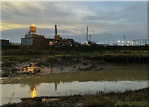 TA0931 : River Hull and recycling site by Paul Harrop