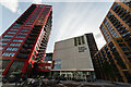 Buildings around Hopewell Square on London City Island