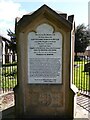 Memorial to Lady Eleanor Charlotte Butler