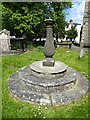 SJ2141 : Sundial in St Collen's churchyard by Philip Halling