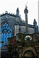NT2573 : Mercat Cross and St Giles' Cathedral by Lauren