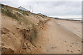 Sand dunes on the seawall, Walcott