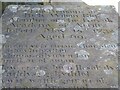 SJ2364 : Inscription on the memorial to Richard Wilson by Philip Halling