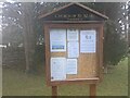 SO3750 : Information board at St. Mary's church (Sarnesfield) by Fabian Musto