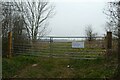 Gate beside Whitcliffe Lane