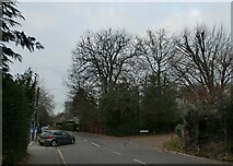TQ0058 : Approaching the junction of Heathside Road and Bracken Close by Basher Eyre