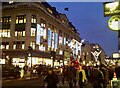 TQ2981 : Oxford Street Christmas lights by Lauren