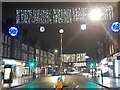 Christmas lights on Golders Green Road