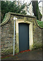 Door in wall, Durdham Park, Bristol