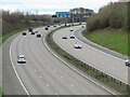 M1 heading south west from Hook Moor