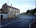 The B6135 changing from King Street to Wakefield Road, Drighlington