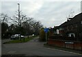 Looking from Turnoak Lane into Wych Hill Lane