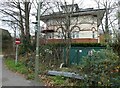 Electricity sub-station in Claremont Avenue