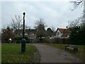 Path running parallel in Woking Park to White Rose Lane