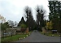 Looking from Heathfield Road into Heathfield Close