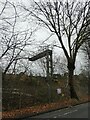 Railway gantry seen from Maybury Road