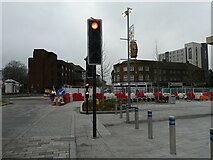 TQ0058 : Traffic lights at the bottom of the High Street by Basher Eyre