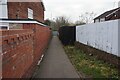 Path connecting Bristol Road and Gradley Road, Dudley