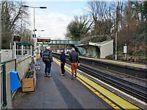 TQ3030 : Balcombe station, New Year's Day, 2022 by Robin Webster