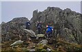 NY3603 : Crag on Loughrigg Fell by Anthony Parkes