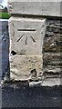 NY3752 : Benchmark on Smithy Cottage by Roger Templeman