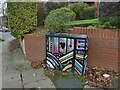 Painted cabinet on the corner of Garmont Road