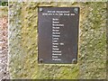 Commemorative Millennium stone in Sanday