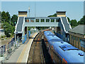 New footbridge, Alton station, 2013