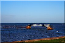 NT6678 : The Bridge to Nowhere at Belhaven Beach Dunbar by Jennifer Petrie