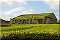 An abandoned industrial building at the Saunders Roe Beaumaris works