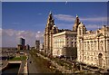 SJ3390 : View from Museum of Liverpool by Lauren