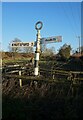 Road sign on Pinfold Lane at Ullard Hall Lane