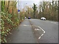 A very short cycle lane on Stockport Road