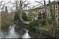 Riverside housing, seen from College Walk