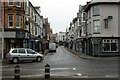 Terrace Road, Aberystwyth on a gloomy January Monday morning