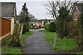 Path between houses in Canterbury Close