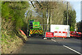 The A345 is closed, Oare Hill