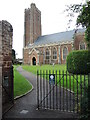 The south gate to St Mary